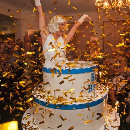 Pop Out Birthday Cake | United Kingdom British Wedding Entertainment Giant Birthday Cake, Giant Cake, Big Cake, Corporate Entertainment, Funny Birthday Cakes, Big Cakes, Wedding Entertainment, Cake Designs Birthday, Pop Out