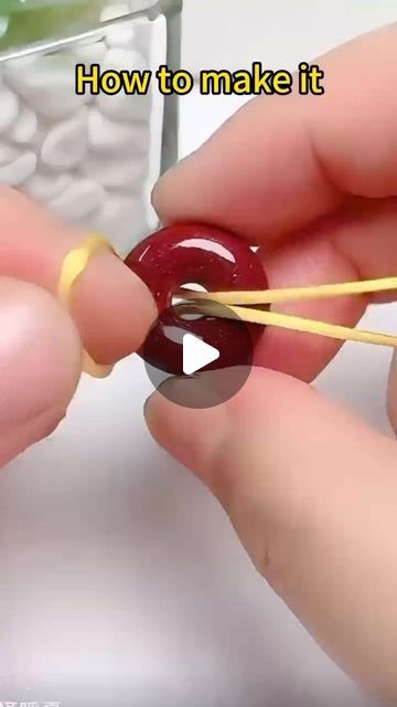 20K views · 1.2K likes | btyhjewelry on Instagram: "How to make it #foryou #fyp #handmade #necklace #diycrafts #cinnebar #fashion #donuts" Gemstone Donut Jewelry, Donut Jewelry, Donut Necklace, Knots Diy, Donut Shape, Jewelry Knots, Wire Jewelry Designs, Bead Ideas, Beaded Jewelry Patterns