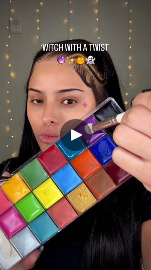 169K views · 22K reactions | Witch with a twist 🔮
I know you weren’t ready for the end..Easy but still scary!! Let the halloween videos begin ✨ 
( without the contacts its giving that witch💅🏻)

#explorepage #halloweenmakeup #witchaesthetic #witchmakeup | Easy Halloween Witch Makeup, Easy Scary Halloween Makeup, Easy Witch Makeup, Purple Witch Makeup, Kids Witch Makeup, Scary Witch Makeup, Halloween Videos, Scary Witch, W.i.t.c.h Aesthetic