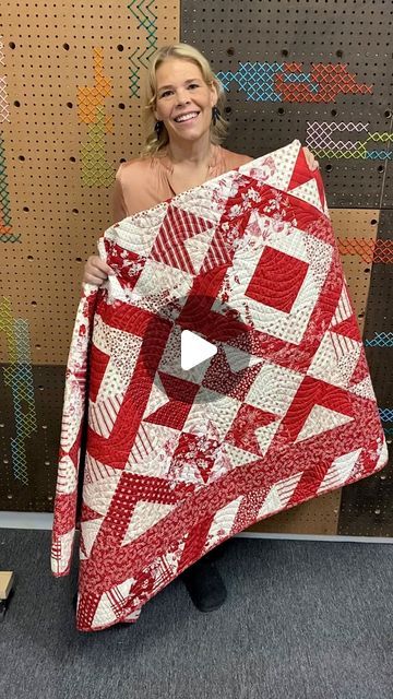 Missouri Star Quilt Company on Instagram: "This week, Natalie is teaching you how to stitch up one of your own Half-Square Triangle Surprise quilts! How gorgeous is that pattern? We can’t wait for you to see it! Tune in to our YouTube channel this Friday to watch how it’s done." Missouri Star Quilt Company Tutorials, Missouri Star Quilt Tutorials, Layer Cake Quilts, How To Stitch, Missouri Star Quilt Company, Half Square Triangle, Missouri Star Quilt, Quilt Tutorials, Star Quilt