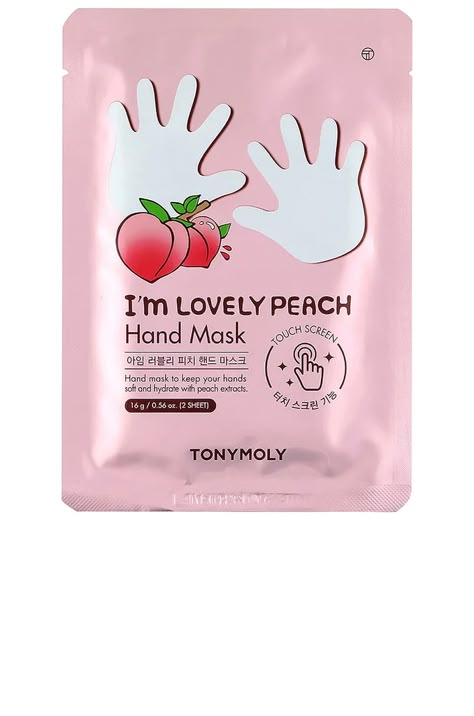 Hydrating Sheet Mask, Cracked Hands, Hand Mask, Body Mask, Paper Duck, Peach Fruit, Beauty Mask, Licorice Root Extract, Tony Moly