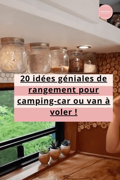 Deco Camping Car, Rideaux Camping-car, Organisation En Camping, Rangement Caravaning, Petit Camping Car, Accessoires Camping Car, Astuces Camping-car, Non Perishable, Camping Gadgets