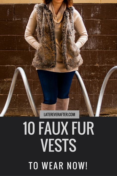 Nothing makes a fun winter outfit better than a fur vest. These faux fur vests are the best available. These stylish fur vests bring some warmth and a tone of fun to casual outfits. How To Wear A Fur Vest, Black Fur Vest Outfit Ideas, Faux Fur Vest Outfit Winter, Fluffy Vest Outfit, Fur Vest Outfit Winter, Fur Vest Outfit Fall, Fur Vest Outfit Ideas, Black Fur Vest Outfit, Faux Fur Vests Outfits