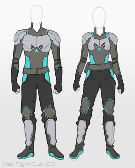 ArtStation - Mekamon Flight Suit Designs Rachel Denton, Sci Fi Character Design, Superhero Suits, Super Suit, Futuristic Armour, Sci-fi Armor, Flight Suit, Super Hero Outfits, What Team