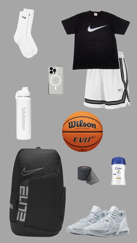 B-ball outfit#ootd #sports #fyp Eybl Basketball Gear, Basketball Outfits Aesthetic, Basketball Style Outfit, Basketball Aesthetic Outfit Men, Basketball Men Outfit, Basketball Drip Outfits, Basketball Outfit Girl, Basketball Practice Outfit Women, Basketball Fits Men