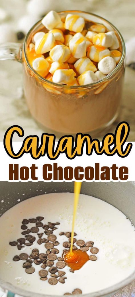 This delicious creamy Caramel Hot Chocolate is the perfect hot cocoa for the holidays. Enjoy this tasty hot cocoa made with just a few ingredients. Hot Cocoa Aesthetic, Cocoa Aesthetic, Salted Caramel Hot Cocoa, Caramel Hot Chocolate, Creamy Caramel, Cozy Mug, Few Ingredients, Salted Caramel, Taste Buds