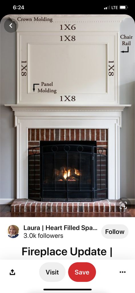 Framing A Fireplace Surround, Picture Frame Molding Over Fireplace, Wall Molding Above Fireplace, Box Molding Fireplace, Wood Panels Above Fireplace, Picture Molding Above Fireplace, Raised Panel Fireplace Wall, Judges Paneling Fireplace, Custom Mantle Ideas