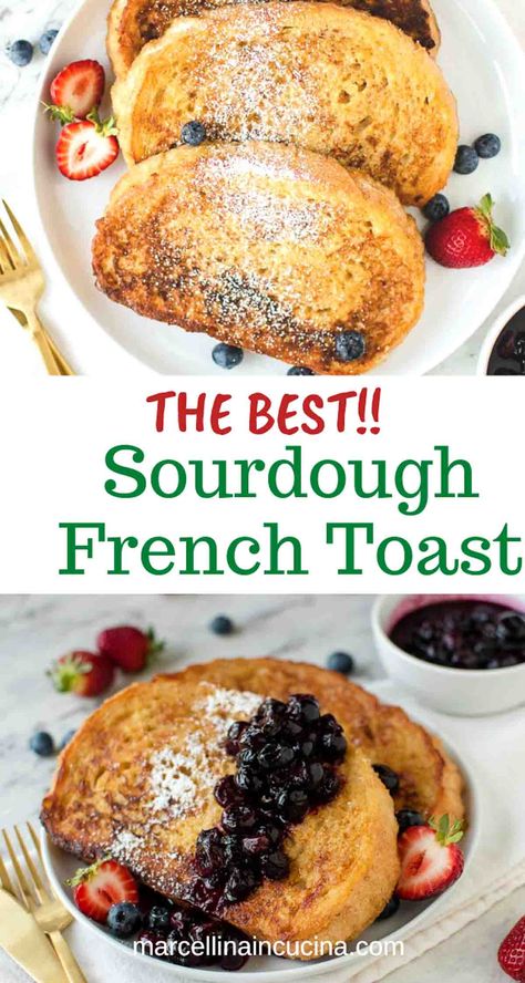 Sour Dough French Toast Casserole Recipe, Sourdough Bread Egg Breakfast, Sour Dough French Toast Recipe, French Toast Sourdough, French Toast Casserole Sourdough, French Toast Recipe With Sourdough Bread, Sour Dough Toast Ideas, French Toast Recipe Sourdough Bread, French Toast Sourdough Bread