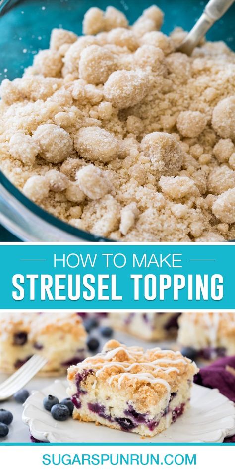 Crimble Crumble Recipe, Homemade Strussel, Streusel Topping Recipe For Muffins, Cream Cheese Crumble Topping, Best Streusel Topping, Homemade Streusel Topping, Easy Strudel Topping, Pie Crust Crumble Topping, How To Make A Crumble