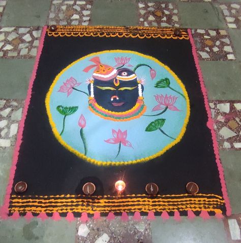 frist time try pichwai art in rangoli Pichwai Rangoli, Pichwai Art, Indian Painting, Quick Saves, Art