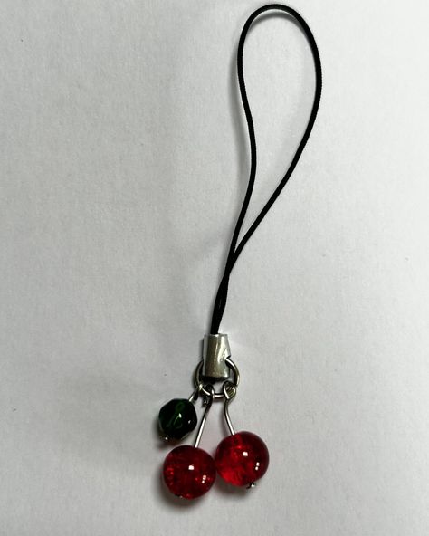 Handmade cherry phone charms £3 + delivery. Currently 5 in stock! #beadedjewellery #jewelry #phone #phoneaccessories #phonecharm #charm #smallbusiness #handmade Cherry Phone Charm, Cherry Accessories, Cherry Jewelry, Phone Charms, July 16, Diy Phone, Phone Charm, Phone Accessories, Beaded Jewelry