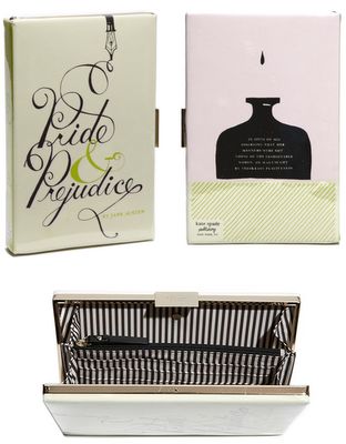 Pride and Prejudice Kate Spade Clutch, Love it! Kate Spade Book Clutch, Magicians Assistant, Rare Handbags, Book Swag, Pride And Prejudice Book, Book Purse, Book Clutch, Kate Spade Clutch, Pride Prejudice