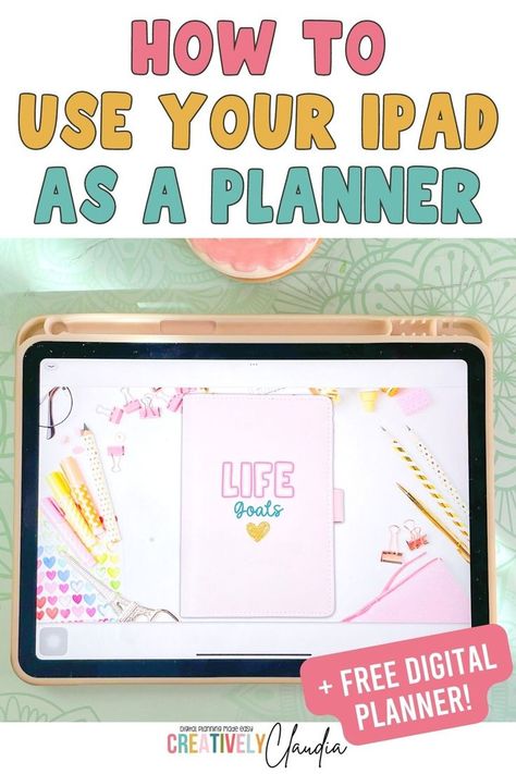 How to Use Your iPad as a Planner | Digital Planning For Beginners + Free Planner Calander For Ipad, Nursing School Digital Planner, Things To Use Ipad For, Free Teacher Digital Planner, How To Use Ipad For Work, How To Make Your Own Digital Planner, Digital Planning For Beginners, Digital Planner Download Free, Digital Ipad Planner