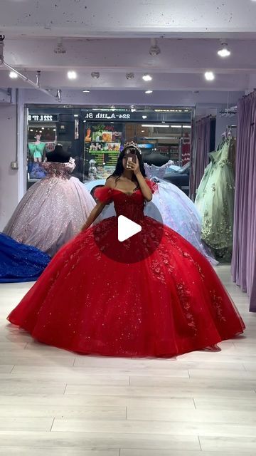 Miss Quince Boutique on Instagram: "The perfect red dress❤️! The 2024 @rachelallanquince collection!   Available in store now! 📍255 E 11th St LA CA 90015  #redquince #redquinceañeradress #quince #quincedresses #quinceaños #quinceañera" Red Quince Theme, Red Quince Dress, Red Quinceanera Ideas, Red Quinceanera Dress, Red Quince, Quinceañera Ideas, Red Quinceanera Dresses, Quince Dress, Perfect Red Dress