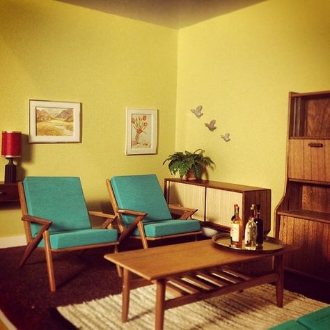 Mid Century Lounge Room, Midcentury Modern Furniture, Victorian Terrace House, Mid Century Lounge, Tiny Furniture, Colonial Furniture, Dolls House Interiors, Furniture Maker, Miniature Furniture