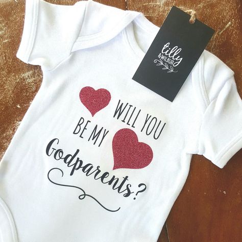 Glittering up this gloomy day Would You Be My Godparents, Godparent Request, Godparent Proposal, Gloomy Day, God Parents, Godmother, Baby Love, Etsy Australia, Baby Bodysuit