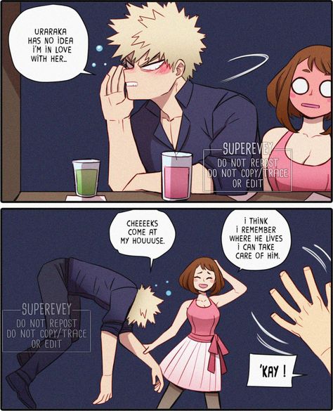 Chotto Matte, Bakugou And Uraraka, Mha Stuff, Fairy Tail Love, Bakugou Manga, Animatronic Fnaf, My Hero Academia Shouto, Ochako Uraraka, Pokemon Comics