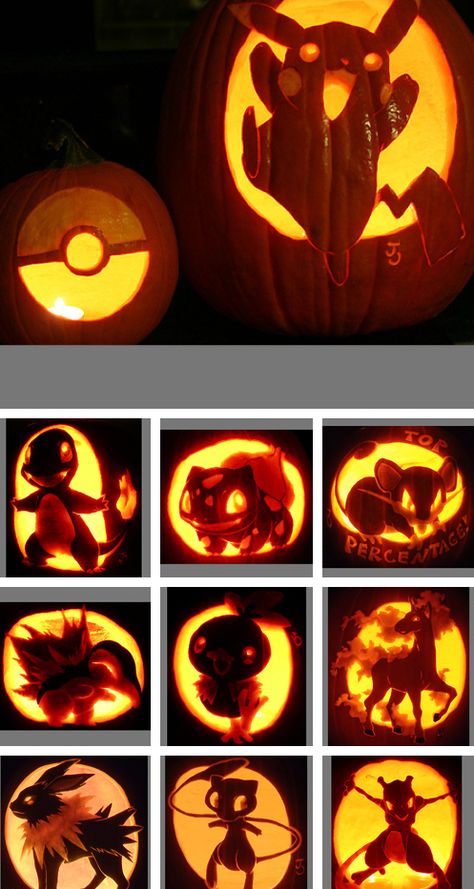 pokemon halloween pumpkin carvings Pokeball Pumpkin Carving, Boys Pumpkin Carving Ideas, Pokemon Pumpkin Carving Ideas, Pumpkin Carving Ideas Pokemon, Pokemon Pumpkins, Pokemon Pumpkin Carving, Pumpkin Pokemon, Pokemon Pumpkin, Läskig Halloween