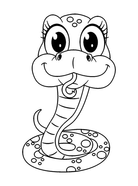 Snake - Lol Coloring Pages S Is For Snake, Lol Coloring Pages, Lol Coloring, Outline Pictures, Snake Coloring Pages, Animal Stamps, Chinese Year, Coloring Page, Coloring Books