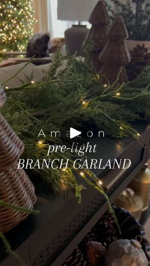 166K views · 9.7K reactions | A pretty way to add lights to your garland✨
Comment ‘shop’ for links! 

I love this pre-lit branch garland…it’s flexible, warm white lights, battery operated (with a timer).
I intertwined it with my unlit cedar garland..and it takes it to another level✨

To shop: click link in bio and head to my Amazon storefront. 
Or comment shop for a link sent to your dm! 

#amazonholiday #neutralchristmas #holidaydecor | Donna Delaine Dyck / Home decor & design Branch Garland, Holiday Must Haves, Cedar Garland, Lighted Branches, Warm White Lights, Christmas Idea, White Lights, Amazon Gadgets, Amazon Storefront