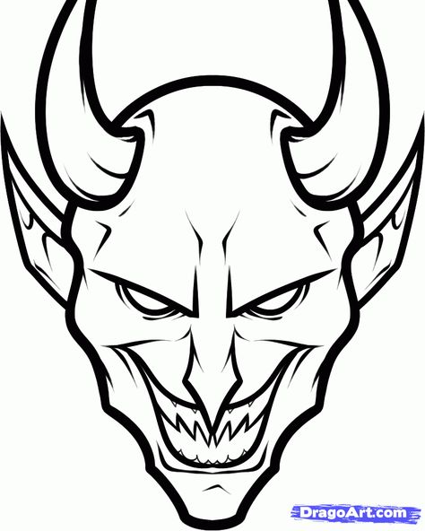 How to Draw Devil Face Demon Coloring Pages, Demon Horns, Wing Tattoo Designs, Evil Demons, Geisha Art, Wing Tattoo, Logo Art, Voodoo Dolls, Print Layout