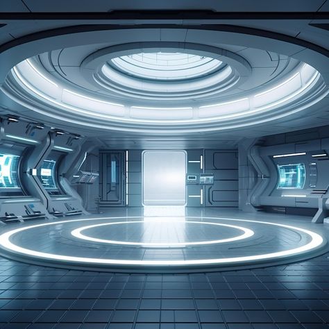 Spaceship Interior Bedrooms, Futuristic Space Station, Futuristic City Utopia, Space Station Interior, Futuristic Space, Sophisticated Office, Spaceship Interior, Alien Spaceship, Futuristic Interior