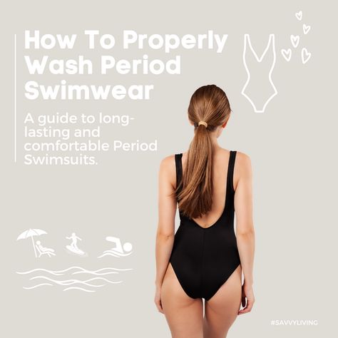 Period Swimwear, Period Swimmers, Laundry Care, Period Swimsuit, Period Swimwear, How Do You Clean, Keep Working, Super Simple, Period, Long Lasting, Swimming, Confidence