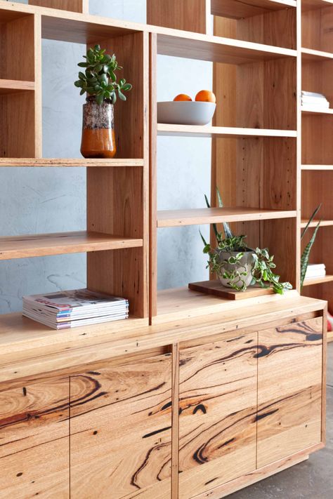 Timber Shelving, Custom Wall Unit, Recycled Timber Furniture, Yard Furniture, Timber Furniture, Wall Units, Book Shelf, Lounge Furniture, Wall Unit