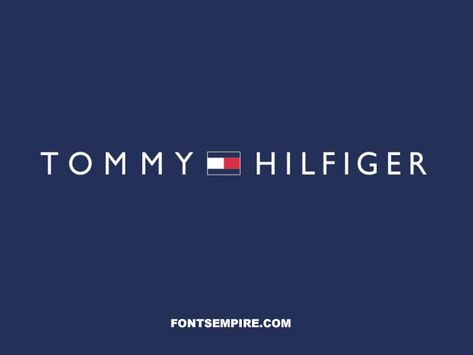 Tommy Hilfiger Font Download - Fonts Empire Tomi Hilfiger, Logo Fonts Free, Adidas Logo Art, Fashion Canvas Art, Font Sans Serif, Clean Font, American Clothing Brands, Gill Sans, Tommy Hilfiger Watches