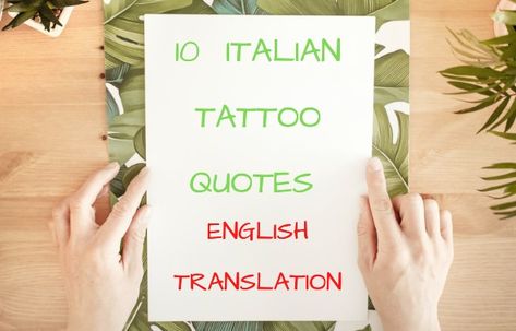 Italian tattoo quotes with English translation | 10 phrases -Parlando Italiano ! Parlando Italiano Italian Quote Tattoos, Sayings Tattoos, Family Name Tattoos, Tattoos Cross, Tattoos Drawing, Italian Tattoos, Tattoo Quotes About Life, Tattoo Quote, Phrase Tattoos