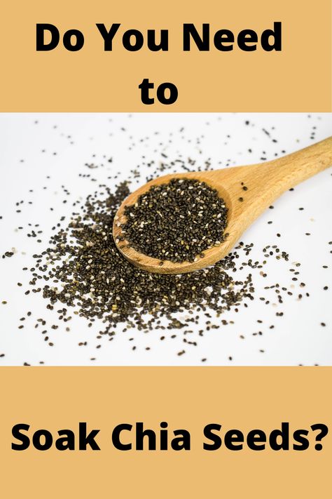 Do you need to soak chia seeds? Soak Chia Seeds, Chia Seeds Benefits, Healthy Food Habits, Chia Seed Recipes, Healthy Food Guide, Diet Smoothie Recipes, Healthy Food Facts, Smoothie Diet Plans, Healthy Meals To Cook