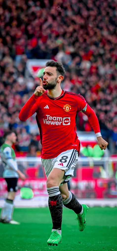 Bruno Fernandes Wallpaper, Man United Wallpapers, Man United Players, Bruno Fernandez, Bruno Fernandes Manchester United, British Soccer Players, Manchester United Art, Football Players Photos, Manchester United Team