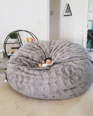 Lovesac - Sacs | Bean Bag Chairs for Adults & Kids | Lovesac Oversized Bean Bag Chairs, Comfortable Living Room Furniture, Fur Bean Bag, Chair Covers Slipcover, Bean Bag Bed, Furnitur Ruang Keluarga, Pouf Design, Giant Bean Bags, Large Couch