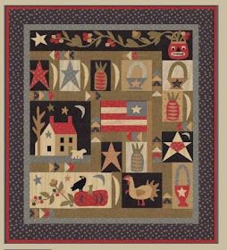 Quilts To Make, Jan Patek, Primitive Quilts, Wool Quilts, Country Quilts, Sampler Quilts, Fall Quilts, Halloween Quilts, Quilting Studio