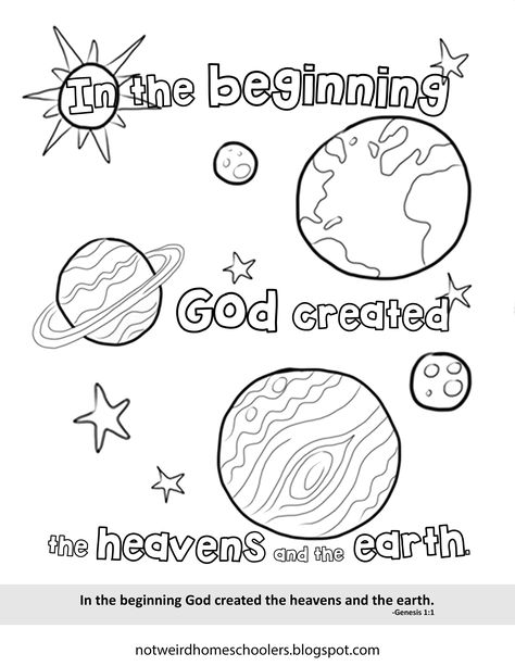 Free Bible verse coloring page for Genesis 1:1 Bible Verse Genesis 1:1, Preschool Bible Worksheets, Genesis 1:1 Coloring Page, Genesis 1:1 Bible Verse, Creation Worksheets For Kids, Bible Pictures For Kids, Bible Verse Coloring Pages For Kids, Genesis 1:1, Creation Coloring Pages Printables Free