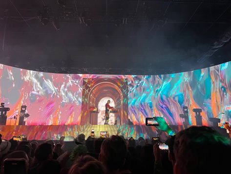 Flume rave colors concert Brooklyn Mirage, Kevin Parker, Tame Impala, 2023 Vision, Led Screen, Screen Design, Summer 2024, Mood Board, Brooklyn