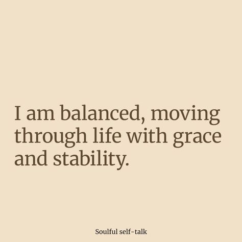 Finding balance is the key to a peaceful life 🌿✨. I am grounded, centered, and in harmony with myself and the world around me. When life gets chaotic, I choose balance over overwhelm. I honor the flow of life, embracing moments of action and rest equally. 🌸 By maintaining inner balance, I create space for growth, healing, and joy. Let's embrace this journey of balance together and spread calmness, peace, and positivity. 💖 Remember, balance isn't something you find; it's something you cr... Quotes On Balance, Balance Quote, Balance Aesthetic, Balance Is The Key, I Am Grounded, Balance Quotes, Balanced Aesthetic, Flow Of Life, Inner Balance