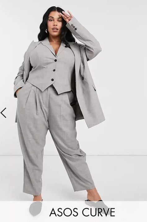 Plus Size Androgynous Fashion, Suit Vest Outfits, Plus Size Pant Suits, Masculine Outfits, Masculine Clothing, Androgynous Outfits, Plus Size Workwear, Look Plus Size, Plus Size Suits