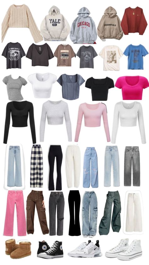 School Clothes Shopping, Cute Easy Outfits For School, Capsule Wardrobe Casual, Simple Outfits For School, Outfits For School, Outfit Inspo Casual, Casual Preppy Outfits, Trendy Outfits For Teens, Cute Lazy Day Outfits