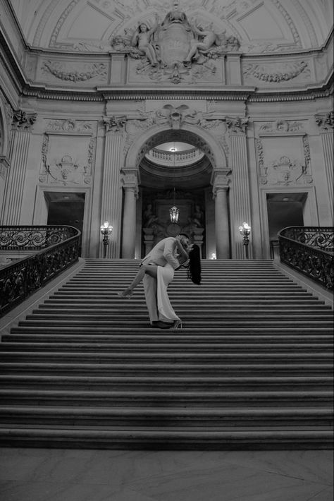 Wedding inspiration | elopement | civil wedding |courthouse wedding | engagement photo inspo | San Francisco city hall | city hall wedding | 2022 bride| 2023 bride | simple wedding dress | modern wedding | black and white | blurr photography | intimate wedding | sfcityhall | wedding on a budget | style inspo | chic wedding | bridal dress | film photography | revolve bridal dress | reyna maxi dress | wedding goals | couple goals | dream wedding | Elopement Sunglasses, Black And White Elopement Photos, Black And White Courthouse Wedding, Courthouse Wedding Dress Black, Courthouse Wedding Photos Black Couple, Sf City Hall Engagement Photos, San Francisco City Hall Wedding Photos, Chicago Courthouse Wedding, San Francisco City Hall Engagement Photo