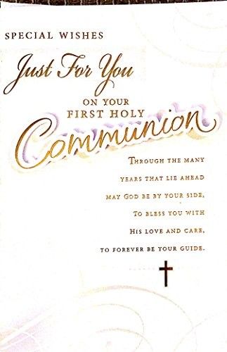 First Communion Quotes, Confirmation Wishes, Cuttlebug Ideas, Family Sayings, Communion Prayer, Good Times Quotes, First Communion Cards, Holy Communion Party, First Communion Cakes