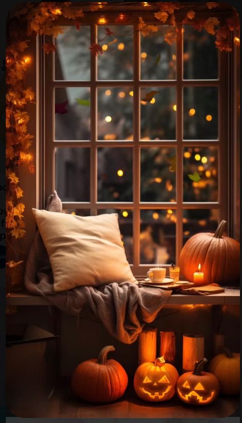 Halloween Live Wallpaper, Spooky Halloween Pictures, Happy Halloween Pictures, Halloween Wallpaper Cute, Halloween Gif, Halloween Everyday, Autumn Magic, Halloween Artwork, Autumn Scenes