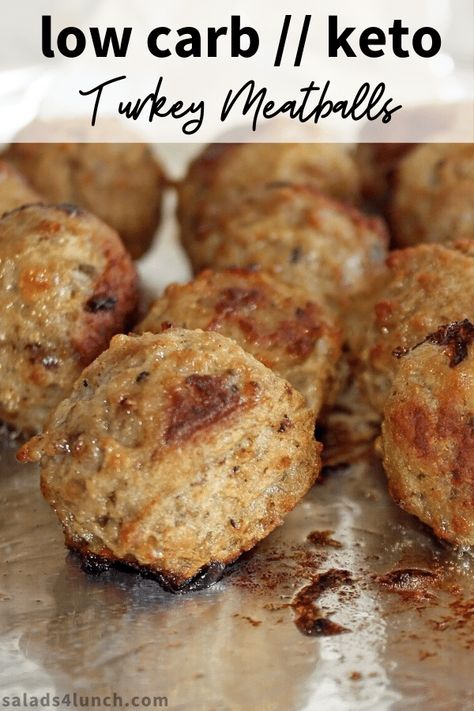 Keto Turkey Meatballs, Low Carb Turkey Meatballs, Keto Turkey, Dinner Recipes Healthy Low Carb, Low Carb Soup Recipes, Low Carb Meatballs, Low Fat Low Carb, Low Carb Low Fat Recipes, Diet Recipes Easy