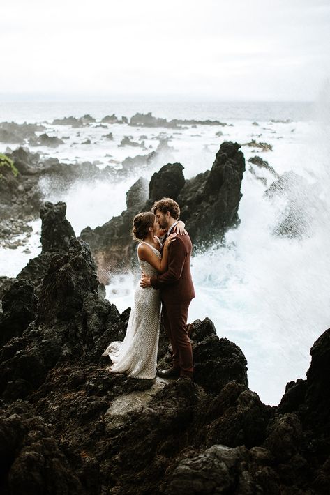 Big Island Elopement, Big Island Hawaii Wedding, Black Sand Beach Wedding, Hawaii Couple, Couple Cups, The Big Island Hawaii, Island Elopement, Sunset Elopement, Big Island Of Hawaii