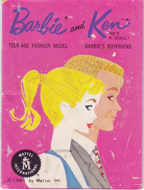 Barbie & Ken 1961 fashion booklet | by PoetC7 Happy 60th Anniversary, Fashion Booklet, Barbie Booklet, Ken Fashion, Play Barbie, Im A Barbie Girl, Barbie Style, Pink Books, Barbie Vintage