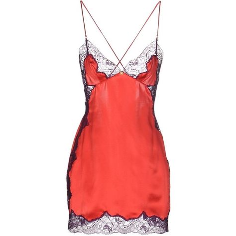 Versace Slip (175 AUD) found on Polyvore featuring women's fashion, intimates, shapewear, dresses and coral Lacy Red Dress, Versace Slip Dress, Red Versace Dress, Red Silk Dress, Red Slip Dress, Red Sleeveless Dress, Sleeveless Lace Dress, Coral Pattern, Lingerie Inspiration