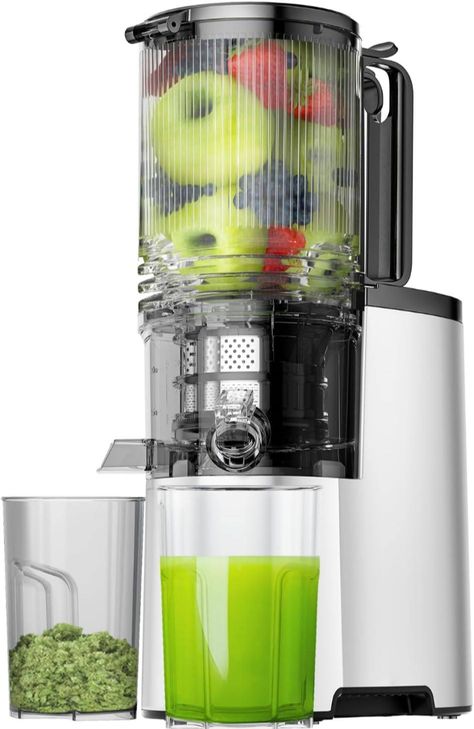 About this item

【5.4inch Feed Chute】The juicer is equipped with a large 5.4-inch feed chute that makes it easy to put whole fruits and vegetables in without cutting them, making it safer for children.

【400w Slow Juicing】The 400w power motor gives this masticating juicer 99% higher juice yield, reducing clogging and sediment, and retaining more nutrients.

【Powerful Masticating Technology】With an efficient 7-stage spiral auger, the cold press juicer is equipped to reduce clogging and entangling, resulting in the extraction of 30% more delicious juice.

【Slag Juice Separation】The juicer machine features double-layer filters for deep separation of slag juice, reducing sediment, oxidation and nutrient loss, and making the juice taste better. Masticating Juicer, Juicer Accessories, Slow Juicer, Cold Press Juicer, Juicer Machine, Juice Extractor, Electric Juicer, Pressed Juice, Cold Pressed Juice