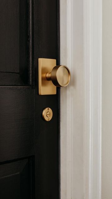 Lianne Carey on Instagram: "Which would you choose? An integrated lock into the knob or thumb turn lock? I absolutely love the unique look of the thumb turns from @emtek_products. Part of swapping our door hardware that intimidated me most was installing the locks on our bedroom and bathroom doors. I LOVE the added detail of the separate lock over a pin on the knob and once I got down to it, it wasn’t so hard. A few YouTube videos, and a couple trips to the hardware store and one is done! Now Locks For Bedroom Doors, Bedroom Door Lock, Bedroom Door Knobs, Couple Trips, Bathroom Door Locks, Privacy Lock, Gold Door, Toilet Door, Double Lock