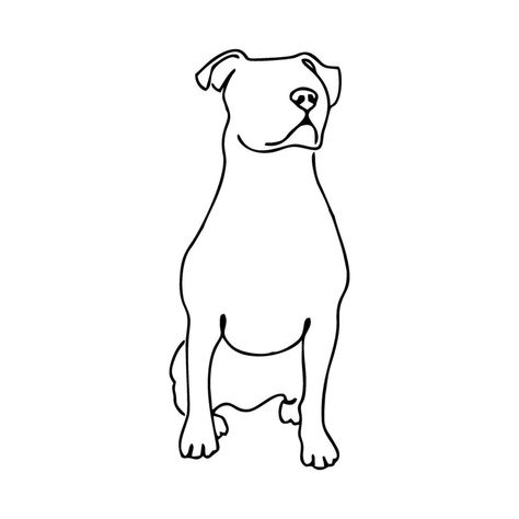 Dog Line Drawing, Pitbull Tattoo, Bulldog Tattoo, Animal Photoshoot, Pitbull Art, Dog Line Art, Dog Line, Line Art Vector, Bear Tattoo