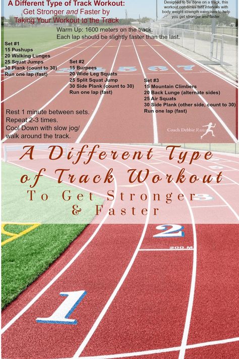 Running Workouts For Soccer Players, Core Workout For Track, Sprint Track Workout, Crosscountry Running Workouts, Track Circuit Workout, Running Track Workouts, Best Running Workouts, Junior High Track Workouts, Workouts To Improve Speed